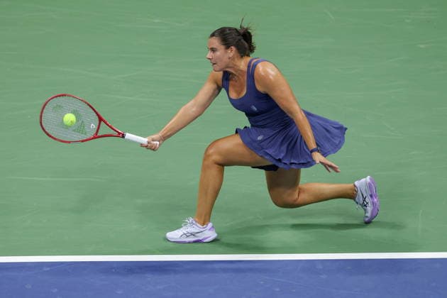 US Open tennis tournament - Day 8 Emma Navarro of the USA in action against Anna Kalinskaya of Russia during the Women s Singles round of 16 match of the US Open Tennis Championships in Flushing Meadows, New York, USA, 06 September 2026. FLUSHING MEADOWS NEW YORK United States  Copyright: xBRIANxHIRSCHFELDx