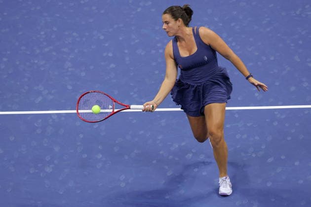 US Open tennis tournament - Day 8 Emma Navarro of the USA in action against Anna Kalinskaya of Russia during the Women s Singles round of 16 match of the US Open Tennis Championships in Flushing Meadows, New York, USA, 06 September 2026. FLUSHING MEADOWS NEW YORK United States  Copyright: xBRIANxHIRSCHFELDx
