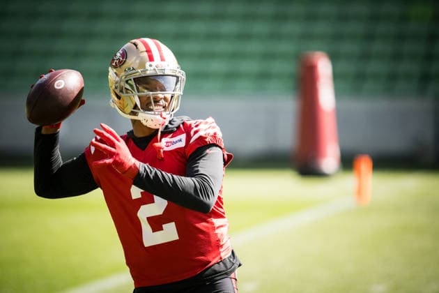 NFL, American Football Herren, USA 49ERS TRAINING, Deommodore Lenoir during a San Francisco 49ers NFL training session at AAMI Park in Melbourne, Monday, September 7, 2026. ( NO ARCHIVING MELBOURNE VICTORIA AUSTRALIA  Copyright: xCHRISTOPHERxHOPKINSx 20260907137085257533