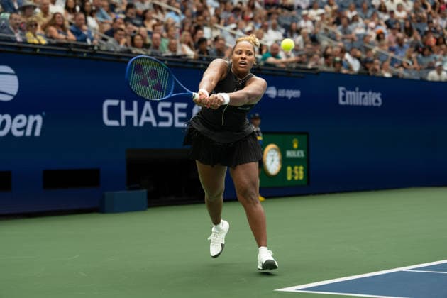 2026 US Open - Day 8 NEW YORK, NEW YORK - SEPTEMBER 6: Taylor Townsend of the United States returns a shot during her match against Taylor Townsend of the United States during the 2026 US Open - Day 8 at USTA Billie Jean King National Tennis Center on September 6, 2026 in New York, New York. New York USTA Billie Jean King National Tennis Center New York United States Copyright: xSusanxMullane ISIxPhotosx 9753