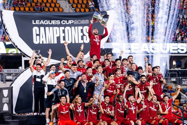 September 6, 2026, Houston, Texas, USA: Toluca FC celebrate following their win of the Leagues Cup Final match against Monterrey at Shell Energy Stadium. Soccer 2026: Leagues Cup Final: Toluca FC Vs. Monterrey  - ZUMAh306 20260906_zsp_h306_027 Copyright: xOscarxHerrerax