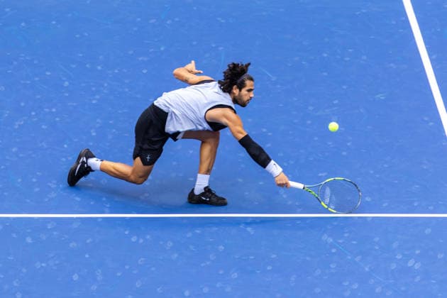 September 6, 2026: Carlos Alcaraz (ESP) in action against Tommy Paul (USA) during their Round 4 match at the US Open on September 6, 2026, held at the USTA Billie Jean King National Tennis Center in New York City. Tennis 2026: US Open, September 6, 2026  - ZUMAc04_ 20260906_zma_c04_200 Copyright: xBerniexHaleyx
