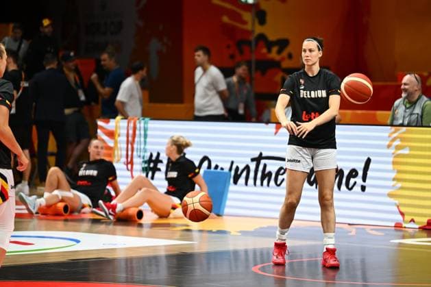 Belgium v Australia - FIBA Women s Basketball World Cup 2026 BERLIN, GERMANY - SEPTEMBER 07 : Players of Belgium warming up before the FIBA Women s Basketball World Cup group C phase match between Belgium and Australia in Berlin on September 7, 2026 in Berlin, Germany, 07 09 2026 Berlin Germany  Copyright: xVincentxKalutx