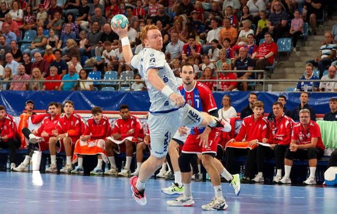 September 6, 2026, Germany, Bietigheim, Handball Bundesliga, 2026–2027 season: SG BBM Bietigheim vs. TBV Lemgo, Nicolai Theilinger (TBV)