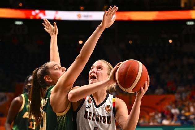 Belgium v Australia - FIBA Women s Basketball World Cup 2026 BERLIN, GERMANY - SEPTEMBER 07 : Claessens Nastja power forward of Belgium during the FIBA Women s Basketball World Cup group C phase match between Belgium and Australia in Berlin on September 7, 2026 in Berlin, Germany, 07 09 2026 Berlin Germany  Copyright: xVincentxKalutx