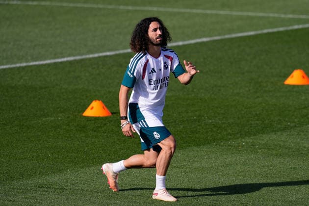 September 7, 2026, Valdebebas, Madrid, Spain: Marc Cucurella during the training day of Real Madrid ahead of the UEFA Champions League 2026 27 match against FC Internazionale Milano at Ciudad Deportiva Real Madrid on September 07, 2026, in Valdebebas, Madrid, Spain. Valdebebas Spain - ZUMAa181 20260907_zaa_a181_013 Copyright: xDennisxAgyemanx