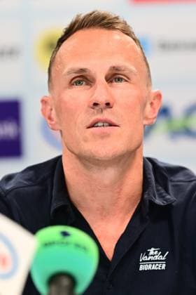 Belgian Cycling press conference, PK, Pressekonferenz TUBIZE, BELGIUM - SEPTEMBER 07 : Pauwels Serge (BEL) National coach of the Belgian cycling team - Road Men U23 and Elite pictured during a press conference of Belgian Cycling prior to the Montreal 2026 UCI Road World Championships on September 7, 2026 in Tubize, Belgium, 07 09 2026 Tubize Belgium  Copyright: xPeterxDexVoechtx