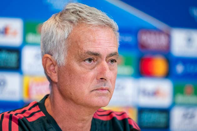 Real Madrid CF Training Session and press conference, PK, Pressekonferenz - UEFA Champions League 2026 27 MADRID, SPAIN - SEPTEMBER 7: Jose Mourinho, head coach of Real Madrid CF, speaks during the press conference on day ahead of the UEFA Champions League 2026 27 League Phase MD1 at Ciudad Real Madrid on September 7, 2026 in Madrid, Spain. Madrid Ciudad Real Madrid Madrid Spain Copyright: xAlbertoxGardinx AGardin_20260907_Foot_Cha_Rea_Mad_PC_0345