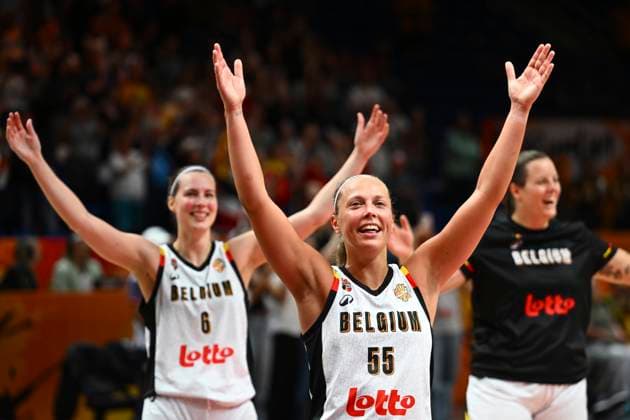Belgium v Australia - FIBA Women s Basketball World Cup 2026 BERLIN, GERMANY - SEPTEMBER 07 : Allemand Julie point guard of Belgium celebrates the victory during the FIBA Women s Basketball World Cup group C phase match between Belgium and Australia in Berlin on September 7, 2026 in Berlin, Germany, 07 09 2026 Berlin Germany  Copyright: xVincentxKalutx