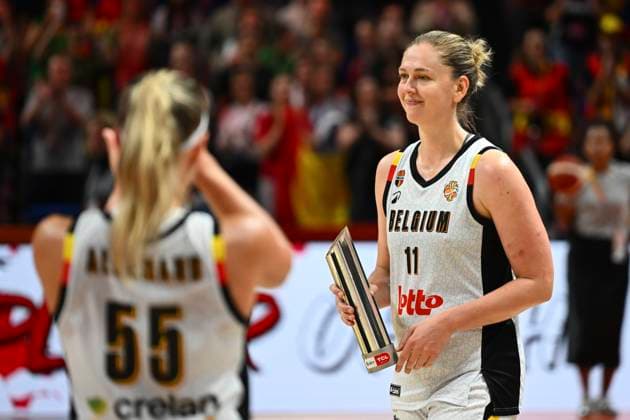 Belgium v Australia - FIBA Women s Basketball World Cup 2026 BERLIN, GERMANY - SEPTEMBER 07 : Meesseman Emma power forward of Belgium during the FIBA Women s Basketball World Cup group C phase match between Belgium and Australia in Berlin on September 7, 2026 in Berlin, Germany, 07 09 2026 Berlin Germany  Copyright: xVincentxKalutx