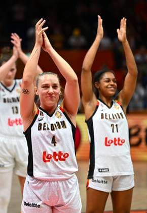 Belgium v Australia - FIBA Women s Basketball World Cup 2026 BERLIN, GERMANY - SEPTEMBER 07 : Ramette Elise point guard of Belgium celebrates the victory during the FIBA Women s Basketball World Cup group C phase match between Belgium and Australia in Berlin on September 7, 2026 in Berlin, Germany, 07 09 2026 Berlin Germany  Copyright: xVincentxKalutx