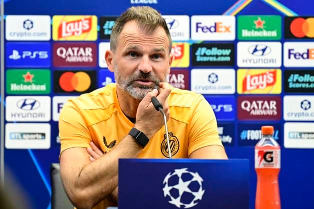 Club Brugge v Aston Villa - UEFA Champions League Media Activities 07 09 2026 BRUGGE, BELGIUM - SEPTEMBER 07 : Leko Ivan head coach of Club Brugge and Mechele Brandon defender of Club Brugge speaking with the media during a pre-match press conference, PK, Pressekonferenz ahead of the UEFA Champions League 2026 27 League Phase MD1 match between Club Brugge and Aston Villa on September 7, 2026 in Brugge, Belgium, 07 09 2026 Brugge Belgium  Copyright: xJanxDexMeuleneirx