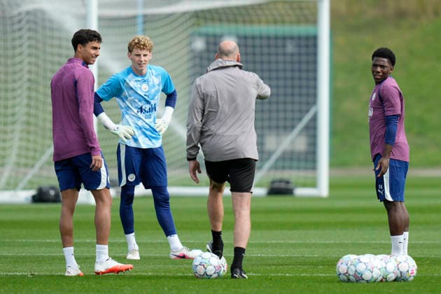 Manchester City Training Ryan McAidoo of Manchester City during the Manchester City Training Session ahead of the UEFA Champions League Round 1 game against FC Porto at the Etihad Campus, Manchester, England on 7 September 2026 Credit: Steve Flynn Every Second Media Editorial use only. All images are copyright Every Second Media Limited. No images may be reproduced without prior permission. Copyright: xIMAGO EveryxSecondxMediax ESM-2141-0073 StevexFlynnx xEveryxSecondxMediax