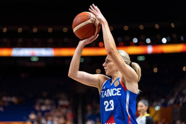 Marine Johannes of France, 23, taking a shot, GER, Nigeria vs. France, Basketball, 2026 FIBA Women’s World Cup, Group Stage, Matchday 3, September 7, 2026, GER, Nigeria vs. France, Basketball, 2026 FIBA Women’s World Cup, Group Stage, Matchday 3, September 7, 2026, Berlin Copyright: xEibner-Pressefoto MaxxVincenx EP_MVN