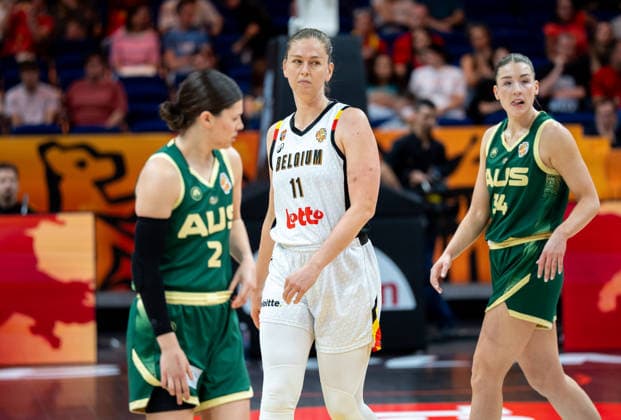 Belgium v Australia: Group C - FIBA Women s Basketball World Cup Germany 2026 Emma Meesseman plays during the FIBA Women s Basketball World Cup 2026 match between Belgium and Australia in Berlin, Germany, on September 7, 2026. Berlin Germany  Copyright: xMarcinxGolbax originalFilename:golba-belgiumv260907_np075.jpg