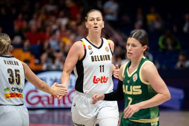 Belgium v Australia: Group C - FIBA Women s Basketball World Cup Germany 2026 Emma Meesseman and Jade Melbourne play during the FIBA Women s Basketball World Cup 2026 match between Belgium and Australia in Berlin, Germany, on September 7, 2026. Berlin Germany  Copyright: xMarcinxGolbax originalFilename:golba-belgiumv260907_nppxr.jpg