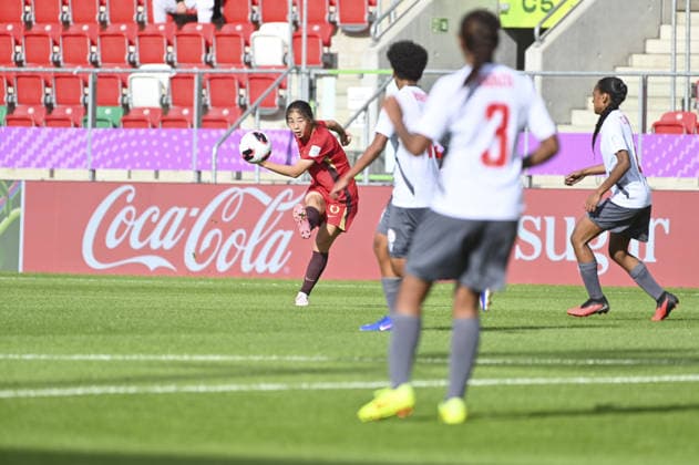 IPA88243060 - Sifan Xue (CHN) during the FIFA U-20 Women s World Cup match between New Caledonia and China PR in Sosnowiec, Poland, on September 7, 2026  Copyright: xMichalxDubiel IPAxSportx xx IPA88243060