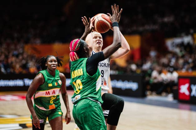 2026 FIBA Women s Basketball World Cup: Germany vs. Mali, September 7, 2026: Emma Eichmeyer of Germany, No. 9, shoots a basketball; FIBA Women’s Basketball World Cup 2026, group stage, Group A, Matchday 3: Germany vs. Mali on September 7, 2026, at the Uber Arena in Berlin Copyright: xBEAUTIFULxSPORTS Tonhäuserx