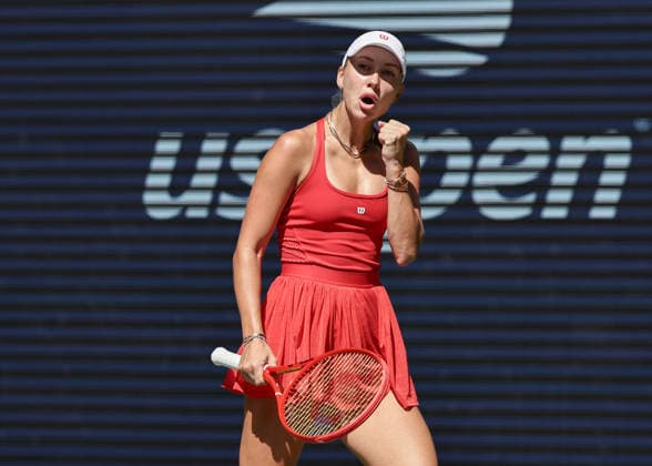 Anastasia Potapova (AUT), Women s Singles, US Open Championships, Billie Jean King National Tennis Center, Flushing Meadows, New York, USA, Tennis, 2026 US Open Grand Slam, Billie Jean King Tennis Center, New York, New York, USA, September 7, 2026 Copyright: xJuergenxHasenkopfx