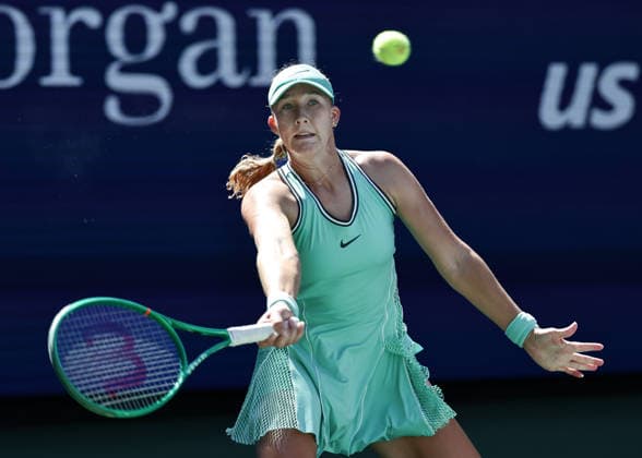 Mirra Andreeva, Women s Singles, US Open Championships, Billie Jean King National Tennis Center, Flushing Meadows, New York, USA Tennis US Open 2026 Grand Slam Billie Jean King Tennis Center New York New York USA September 7, 2026 Copyright: xJuergenxHasenkopfx