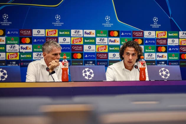 Football, Champions League, LASK Linz, press conference