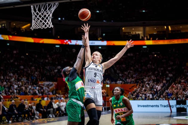 Basketball Berlin, September 7, 2026, FIBA Women’s Basketball World Cup Germany 2026, Preliminary Round, Group Germany (GER) vs. Mali (MLI), Emma Eichmeyer, Germany, No. 09