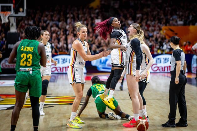 Basketball Berlin, September 7, 2026, FIBA Women’s Basketball World Cup Germany 2026, Preliminary Round, Group Germany (GER) vs. Mali (MLI), Alexis Peterson Smalls (Germany, No. 01), Peterson Luisa Geiselsöder (Germany, No. 15), Geiselsöder Leonie Fiebich (Germany, No. 13