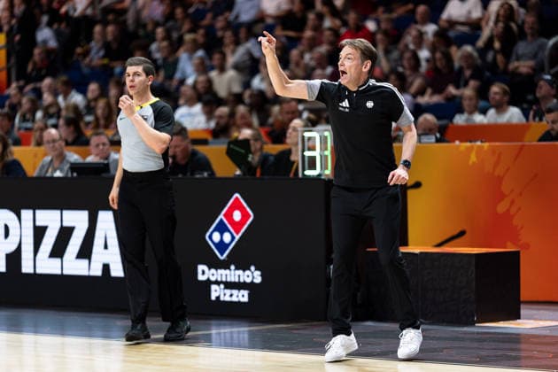 Olaf Lange, Germany, Coach celebrating, GER, Germany vs. Mali, Basketball, 2026 FIBA Women s World Cup, Group Stage, Matchday 3, September 7, 2026, GER, Germany vs. Mali, Basketball, 2026 FIBA Women’s World Cup, Group Stage, Match Day 3, September 7, 2026, Berlin Copyright: xEibner-Pressefoto MaxxVincenx EP_MVN