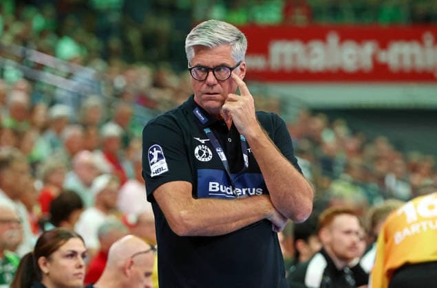 September 7, 2026, xovx, Opel Handball Bundesliga, HSG Wetzlar vs. ThSV Eisenach, Coach Runar Sigtryggsson, HSG Wetzlar, Wetzlar, Buderus Arena, Hesse, Germany, DE