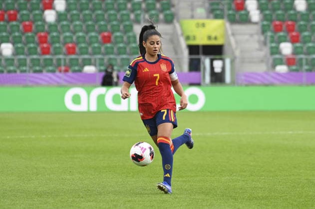 IPA88245635 - Noe Bejarano (ESP) during the FIFA U-20 Women s World Cup match between Spain and Nigeria in Sosnowiec, Poland, on September 7, 2026  Copyright: xMichalxDubiel IPAxSportx xx IPA88245635