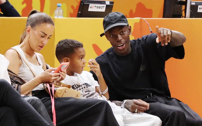 NBA pro Dennis Schröder with his wife Ellen and son; Sports; Basketball; FIBA World Cup; World Championship; Women s World Cup; 2026–2027 season; July 9, 2026; DBB; Germany (GER) vs. Mali