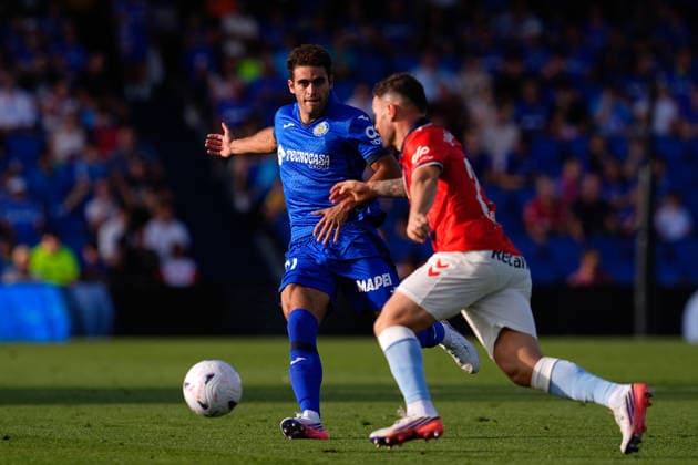 September 7, 2026, Getafe, Madrid, Spain: Andres Garcia Robledo of Getafe CF in action during the Spanish League, LaLiga EA Sports, football match played between Getafe CF and RC Celta de Vigo at Coliseum de Getafe stadium on September 07, 2026, in Getafe, Spain. Getafe Spain - ZUMAa181 20260907_zaa_a181_125 Copyright: xDennisxAgyemanx