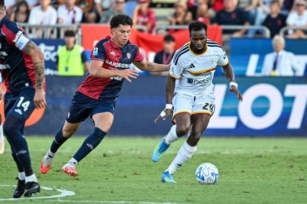 IPA88246611 - Lassana Coulibaly of US Lecce during the Cagliari Calcio vs. US Lecce Italian Serie A soccer match in Cagliari, Italy, on September 7, 2026  Copyright: xLuigixCanu IPAxSportx xx IPA88246611