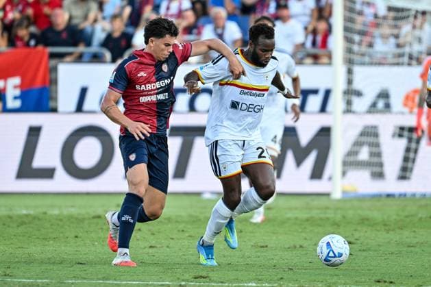 IPA88246626 - Lassana Coulibaly of US Lecce during the Cagliari Calcio vs. US Lecce Italian Serie A soccer match in Cagliari, Italy, on September 7, 2026  Copyright: xLuigixCanu IPAxSportx xx IPA88246626