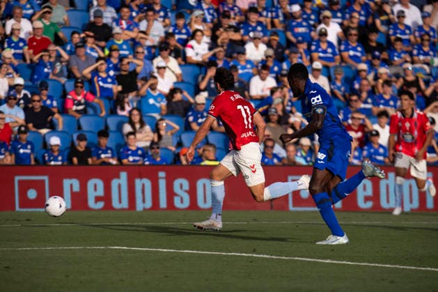 Getafe vs. Celta de Vigo, La Liga EA Sports: Pablo Duran of Celta de Vigo during the La Liga EA Sports match between Getafe and Celta de Vigo at Estadio Coliseum on September 7, 2026, in Getafe, Madrid, Spain. Getafe, Estadio Coliseum, Madrid, Spain Copyright: xAlejandroxMatiasxAcostax