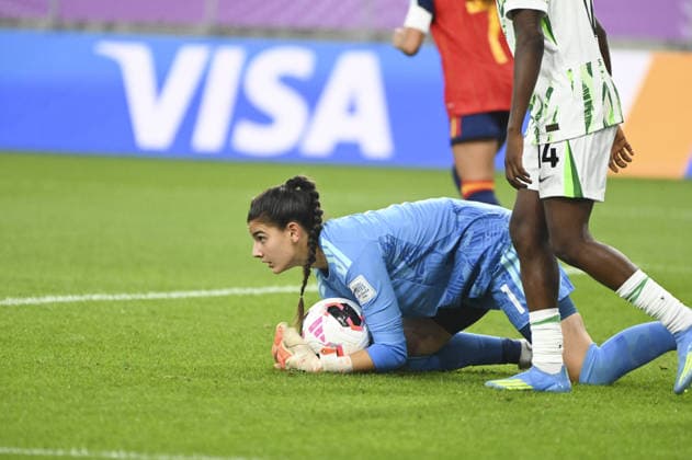 IPA88247204 - Laia Lopez (ESP) during the FIFA U-20 Women s World Cup match between Spain and Nigeria in Sosnowiec, Poland, on September 7, 2026  Copyright: xMichalxDubiel IPAxSportx xx IPA88247204