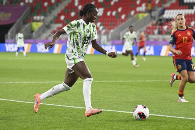 IPA88247206 - Precious Oscar (NGA) during the FIFA U-20 Women s World Cup match between Spain and Nigeria in Sosnowiec, Poland, on September 7, 2026  Copyright: xMichalxDubiel IPAxSportx xx IPA88247206