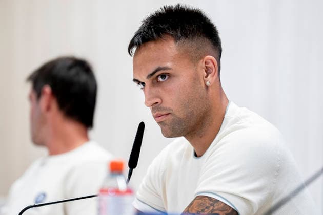 September 7, 2026, Madrid, Madrid, Spain: Lautaro Martinez of Inter Milan attend his press conference, PK, Pressekonferenz ahead the UEFA Champions League football match against Real Madrid at Santiago Bernabeu Stadium on September 07, 2026, in Madrid, Spain. Inter Milan Press Conference - UEFA Champions League  - ZUMAa181 20260907_zaa_a181_161 Copyright: xAngelxPerezxMecax