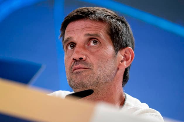 September 7, 2026, Madrid, Madrid, Spain: Cristian Chivu, head coach of Inter Milan, attends his press conference, PK, Pressekonferenz ahead the UEFA Champions League football match against Real Madrid at Santiago Bernabeu Stadium on September 07, 2026, in Madrid, Spain. Inter Milan Press Conference - UEFA Champions League - ZUMAa181 20260907_zaa_a181_180 Copyright: xAngelxPerezxMecax