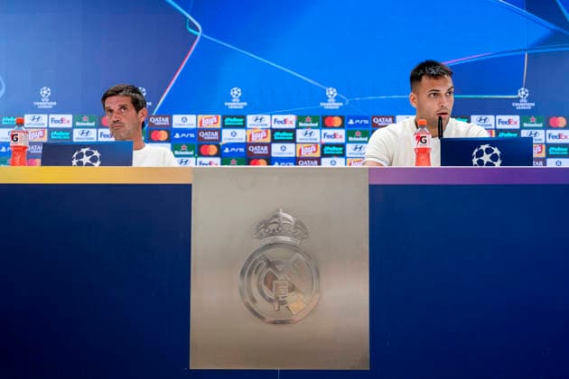 Football, Champions League, Inter Milan, press conference