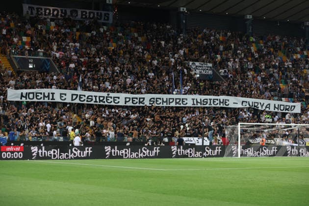 Ar Udine 07 09 2026 - campionato di calcio serie A Udinese-Lazio foto Andrea Rigano Image nella foto: tifosi Udinese 