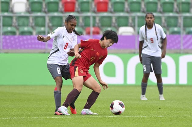SOCCER - FIFA World Cup, WM, Weltmeisterschaft, Fussball - U-20 Women s - New Caledonia vs. China PR Photo by IPA ABACAPRESS.COM88241326 - Lili Waheo (NCL) and Lijuan Song (CHN) during the FIFA U-20 Women s World Cup match between New Caledonia and China PR in Sosnowiec, Poland, on September 7, 2026 Sosnowiec Poland  Copyright: xIPAxSport ABACAx