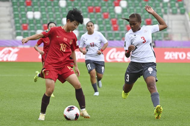 SOCCER - FIFA World Cup, WM, Weltmeisterschaft, Fussball - U-20 Women? - New Caledonia vs. China PR Photo by IPA ABACAPRESS.COM88243050 - Yafei Xiao (CHN) and Valerie Ngazo (NCL) during the FIFA U-20 Women s World Cup match between New Caledonia and China PR in Sosnowiec, Poland, on September 7, 2026 Sosnowiec Poland  Copyright: xIPAxSport ABACAx