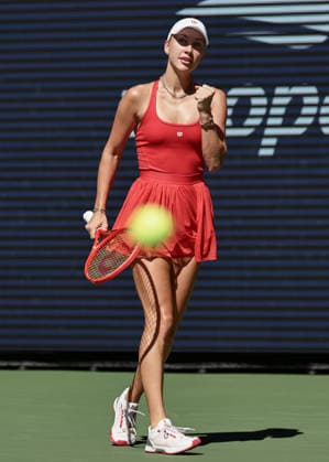 Mirra Andreeva, US Open Championships, Billie Jean King National Tennis Center, Flushing Meadows, New York, USA, Anastasia Potapova (AUT), Women s Singles, 2026 US Open Grand Slam, Billie Jean King Tennis Center, New York, New York, USA, September 7, 2026 Copyright: xJuergenxHasenkopfx