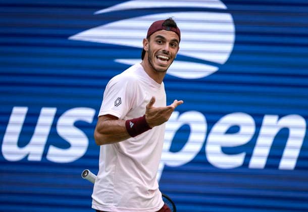 US Open tennis tournament - Day 9 Francisco Cerundolo of Argentina reacts during his match against Alexander Blockx of Belgium in the Men s Singles round 4 of the US Open Tennis Championships at the USTA Billie Jean King National Tennis Center in Flushing Meadows, New York, USA, 07 September 2026. The 2026 US Open tournament runs from 23 August through 13 September. FLUSHING MEADOWS NEW YORK United States  Copyright: xCRISTOBALxHERRERA-ULASHKEVICHx