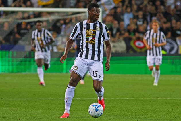 UdineseÕs Vakoun Bayo during the Serie A soccer match between Udinese and Lazio at the Friuli Stadium in Udine, north east Italy - September 07, 2026. - Soccer  Copyright: xAndreaxBressanutti LaPressex