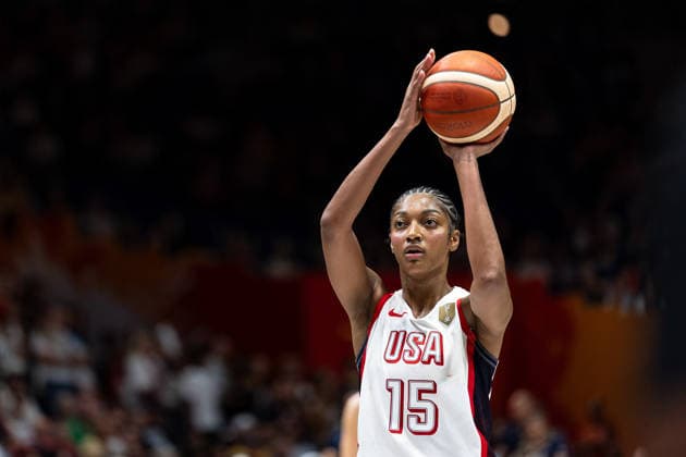 Angel Reese (USA), 15 at the free-throw line, still image, single photo, portrait, cutout, GER, USA vs. Czech Republic, basketball, FIBA Women’s World Cup 2026, group stage, Matchday 3, September 7, 2026, GER, USA vs. Czech Republic, basketball, FIBA Women’s World Cup 2026, group stage, Match Day 3, September 7, 2026, Berlin Copyright: xEibner-Pressefoto MaxxVincenx EP_MVN