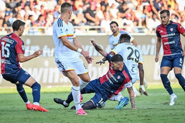 SOCCER - Serie A - Cagliari Calcio vs. US Lecce Photo by IPA ABACAPRESS.COM88246602 - Alessandro Deiola of Cagliari Calcio during the Cagliari Calcio vs. US Lecce Italian Serie A soccer match in Cagliari, Italy, on September 7, 2026 Cagliari Italy  Copyright: xIPAxSport ABACAx