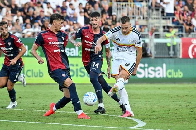 SOCCER - Serie A - Cagliari Calcio vs. US Lecce Photo by IPA ABACAPRESS.COM88246924 - Nikola Stulic of US Lecce during the Cagliari Calcio vs. US Lecce Serie A soccer match in Cagliari, Italy, on September 7, 2026 Cagliari Italy  Copyright: xIPAxSport ABACAx