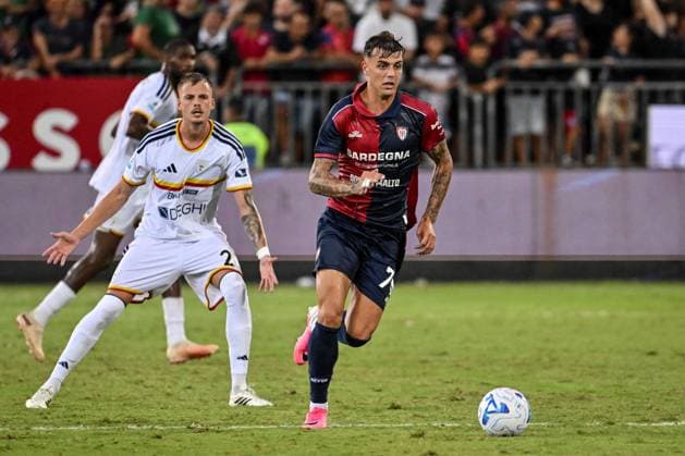 SOCCER - Serie A - Cagliari Calcio vs. US Lecce Photo by IPA ABACAPRESS.COM88247846 - Daniel Maldini of Cagliari Calcio during the Cagliari Calcio vs. US Lecce Italian Serie A soccer match in Cagliari, Italy, on September 7, 2026 Cagliari Italy  Copyright: xIPAxSport ABACAx